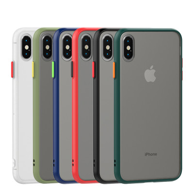 Capa fosca translúcida antiderrapante para iPhone iPhone X / XS