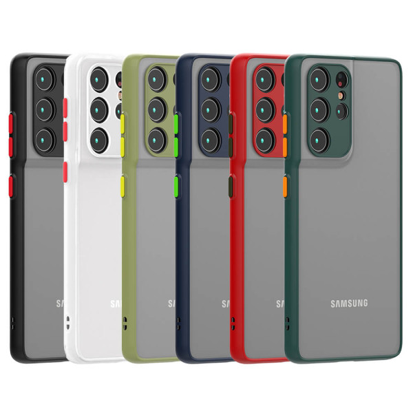 Funda Mate translucida antideslizante para Samsung Galaxy S21 Ultra