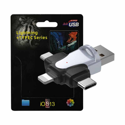 USB OTG Adapter, iOS and Type - C Data Transmission