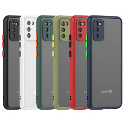 Non-slip translucent Matte case for Samsung Galaxy A02S