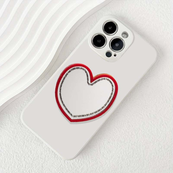 Mirror Heart Popsocket Mobile Ring Support