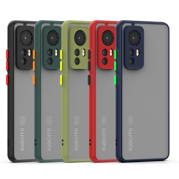 Funda Mate translucida antideslizante para Xiaomi Mi 12 / 12X
