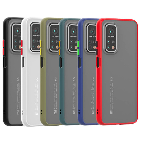 Capa fosca translúcida antiderrapante para Xiaomi Mi 10T / 10T Pro