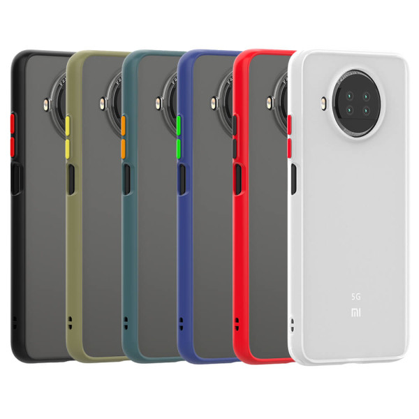Capa fosca translúcida antiderrapante para Xiaomi Mi 10T Lite