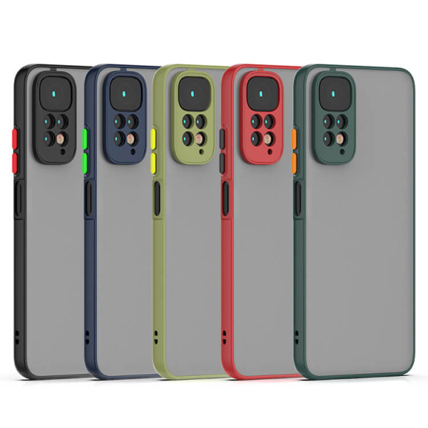 Capa fosca translúcida antiderrapante para Xiaomi Redmi Note 11 4G / 11S