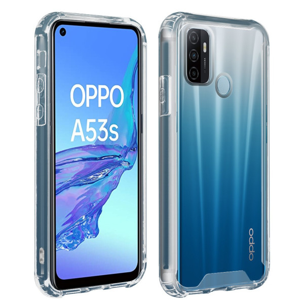 Funda Rígida Transparente Antigolpe Para Oppo A53S / A53 / A55