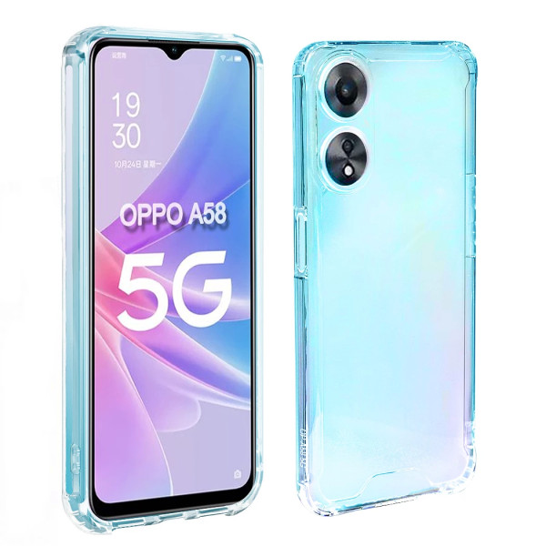 Funda Rígida Transparente Antigolpe Para Oppo A58 / A78 5G