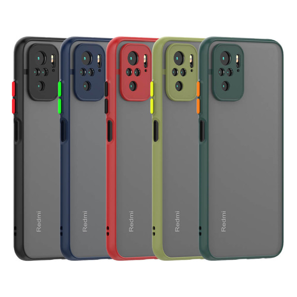 Capa fosca translúcida antiderrapante para Xiaomi Redmi Note 10 / 10S
