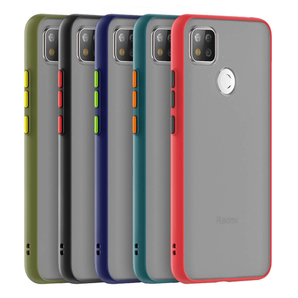 Capa fosca translúcida antiderrapante para Xiaomi Redmi 9C
