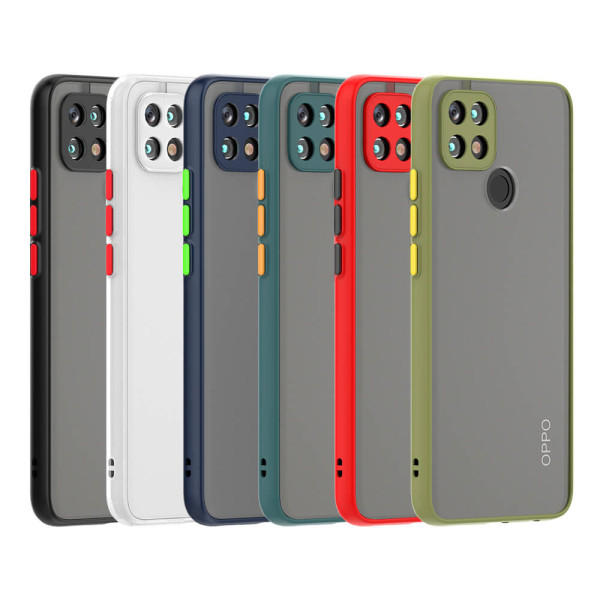 Funda Mate translucida antideslizante para Oppo A15 / A15S / A35