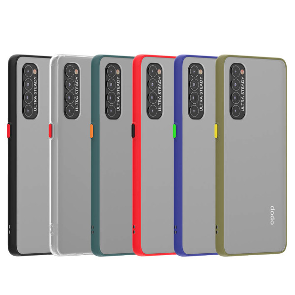 Non-slip translucent Matte case for Oppo Reno 4 Pro
