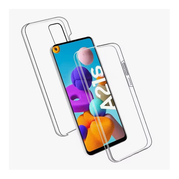 Funda Transparente De Doble Cara Para Samsung Galaxy A21