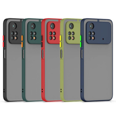 Non-slip translucent Matte case for Xiaomi Pocophone M4 Pro 4G