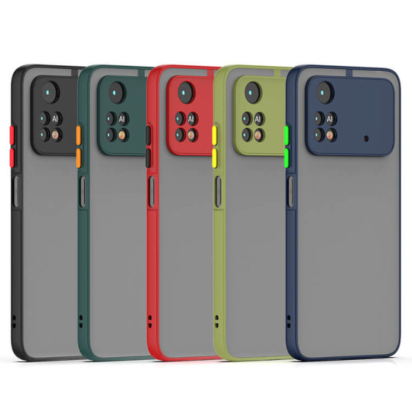 Funda Mate translucida antideslizante para Xiaomi Pocophone M4 Pro 4G