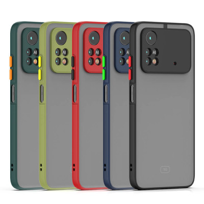 Funda Mate translucida antideslizante para Xiaomi Pocophone X4 Pro