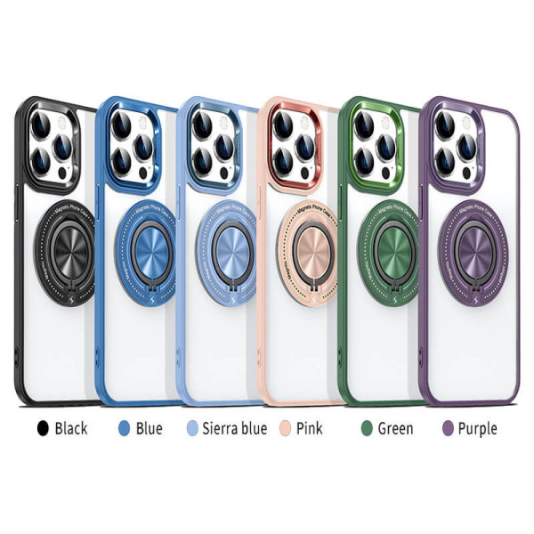 Funda Transparente Soporte 360° con Magsafe para iPhone 15