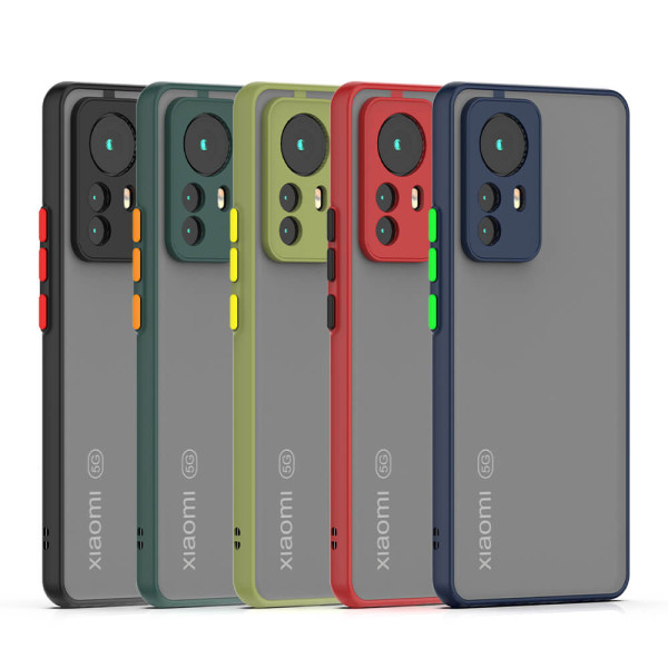 Funda Mate translucida antideslizante para Xiaomi Mi 12T / 12T Pro