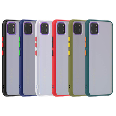 Non-slip translucent Matte case for Realme C12