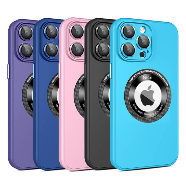Funda Silicona Premiun Magsafe con Lente Camara y Lupa Para iPhone 13 Pro