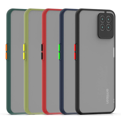 Non-slip translucent Matte case for Realme 9i