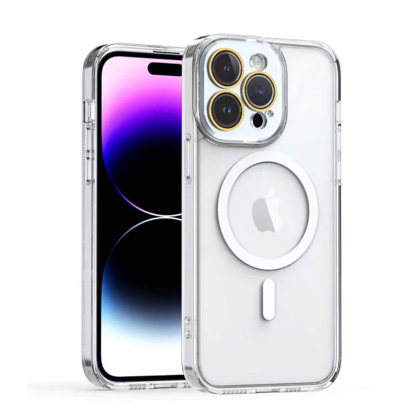 Funda Transparente con Lente Camara y MagSafe para iPhone 14 Plus