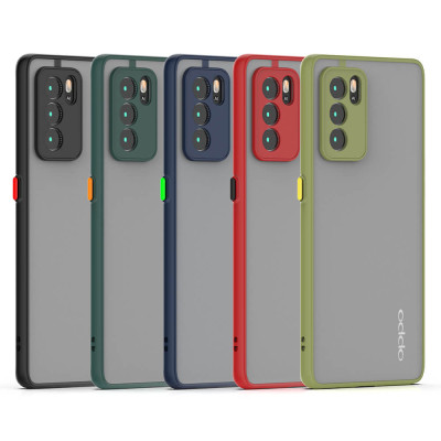 Non-slip translucent Matte case for Oppo Reno 8 5G