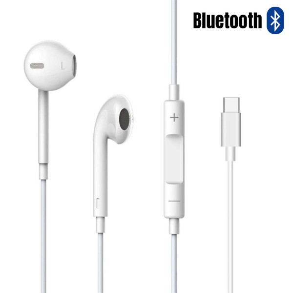 Wired Headphones For Type-C With Bluetooth Connection