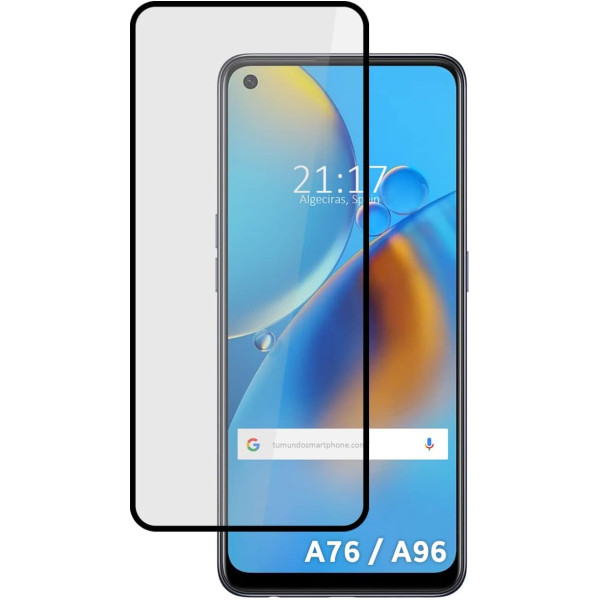 Protetor Cristal modelo Full Glue Anti-Estatic 9H para Oppo A98 / Realme C55