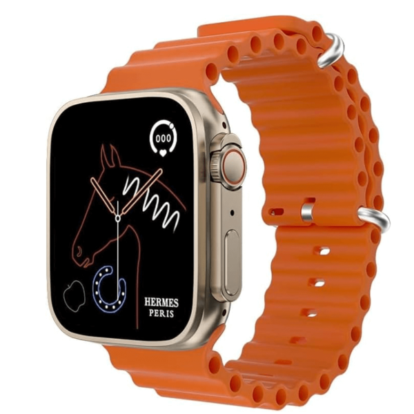 Reloj Inteligente Smartwatch S8 Ultra Max en Color Naranja y Azul