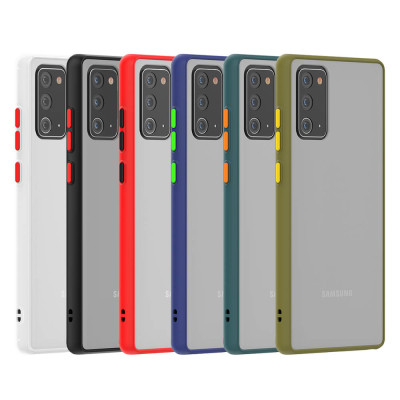 Capa fosca translúcida antiderrapante para Samsung Galaxy Note 10 Lite