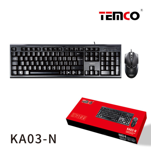 Kit Teclado y Raton en Negro