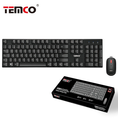 Kit Teclado y Raton Inalambrico en Negro