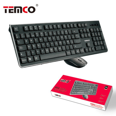 Kit Teclado y Raton Inalambrico en Negro Stilo 2