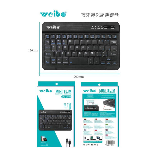 Teclado Inalambrico para Tablet