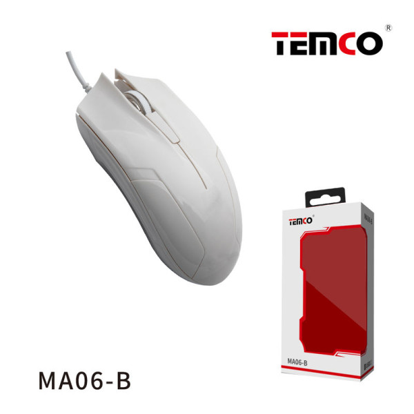 Raton con Cable en Blanco