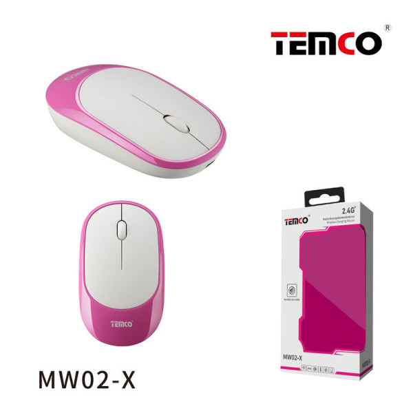Raton Inalambrico en Rosa Stilo 2
