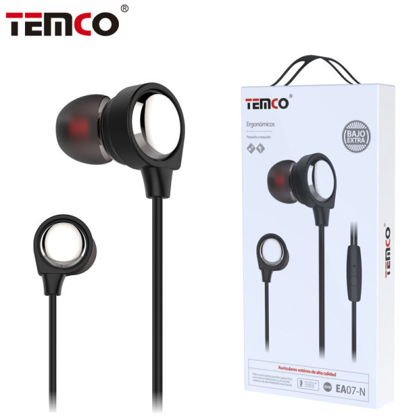 Auriculares Jack 3.5mm Intrauditivos con Microfono en Negro Stilo 4