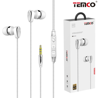 Auriculares Jack 3.5mm Intrauditivos con Microfono en Blanco Stilo 8