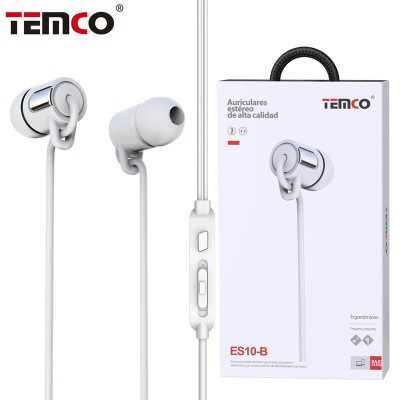 Auriculares Jack 3.5mm Intrauditivos con Microfono en Blanco Stilo 10