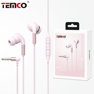 Auriculares Jack 3.5mm Intrauditivos con Microfono en Rosa Stilo 12
