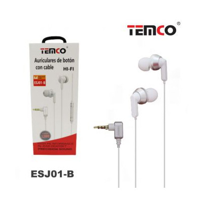 Auriculares Jack 3.5mm Intrauditivos con Microfono en Blanco Stilo 13