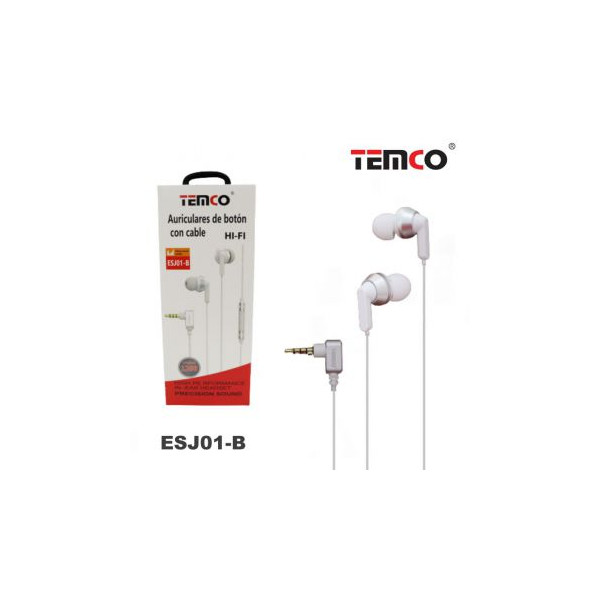 Auriculares Jack 3.5mm Intrauditivos con Microfono en Blanco Stilo 13