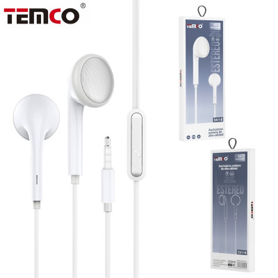 Auriculares Jack 3.5mm con Microfono en Blanco Stilo 2