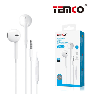 Auriculares Jack 3.5mm con Microfono en Blanco Stilo 5