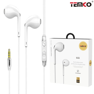 Auriculares Jack 3.5mm con Microfono en Blanco Stilo 8