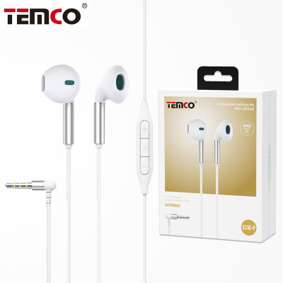 Auriculares Jack 3.5mm con Microfono en Plata Stilo 9