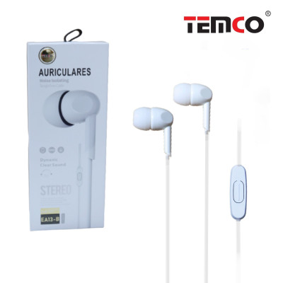 Auriculares Jack 3.5mm con Microfono en Blanco Stilo 11