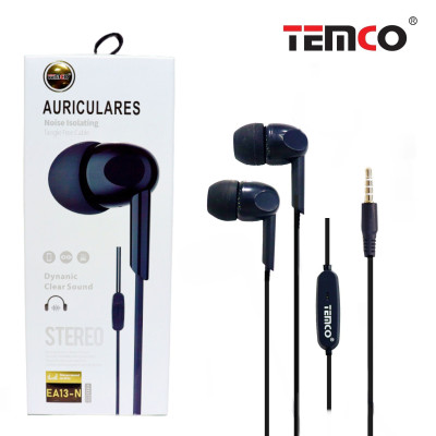 Auriculares Jack 3.5mm con Microfono en Negro Stilo 11