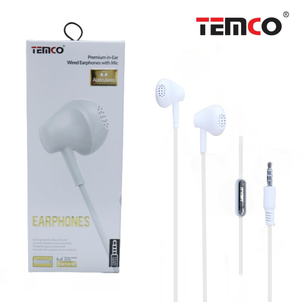 Auriculares Jack 3.5mm con Microfono en Blanco Stilo 12