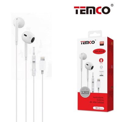 Auriculares Intrauriculares con Microfono de Lightning en Blanco Stilo 2